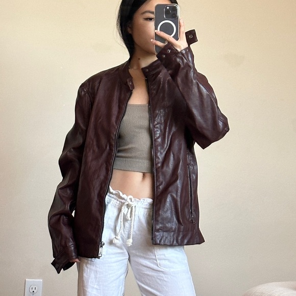 Zara Jackets & Coats Zara Men Brown Leather Jacket Poshmark